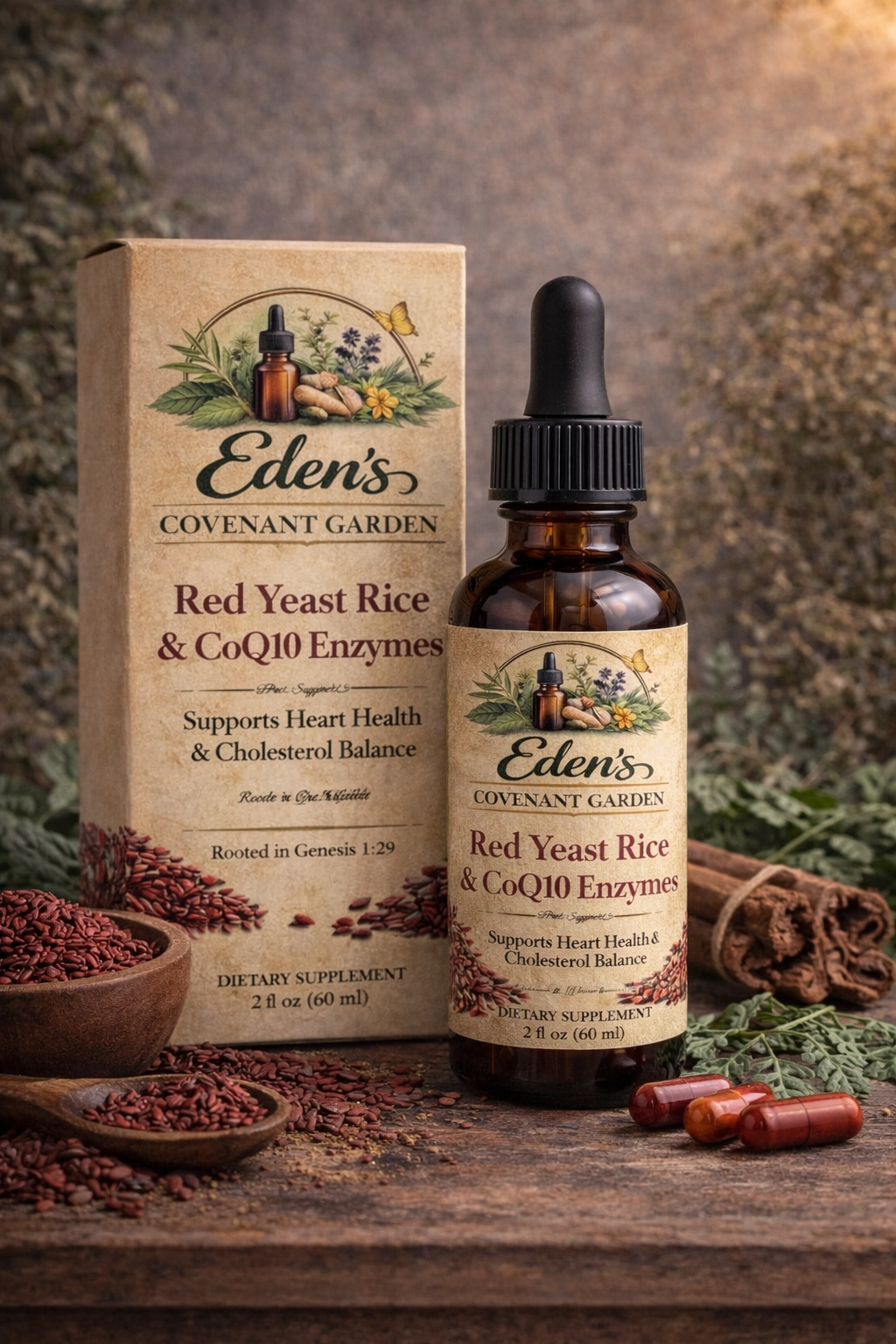 Eden Red Rice Yeast & CoQ10 Tincture